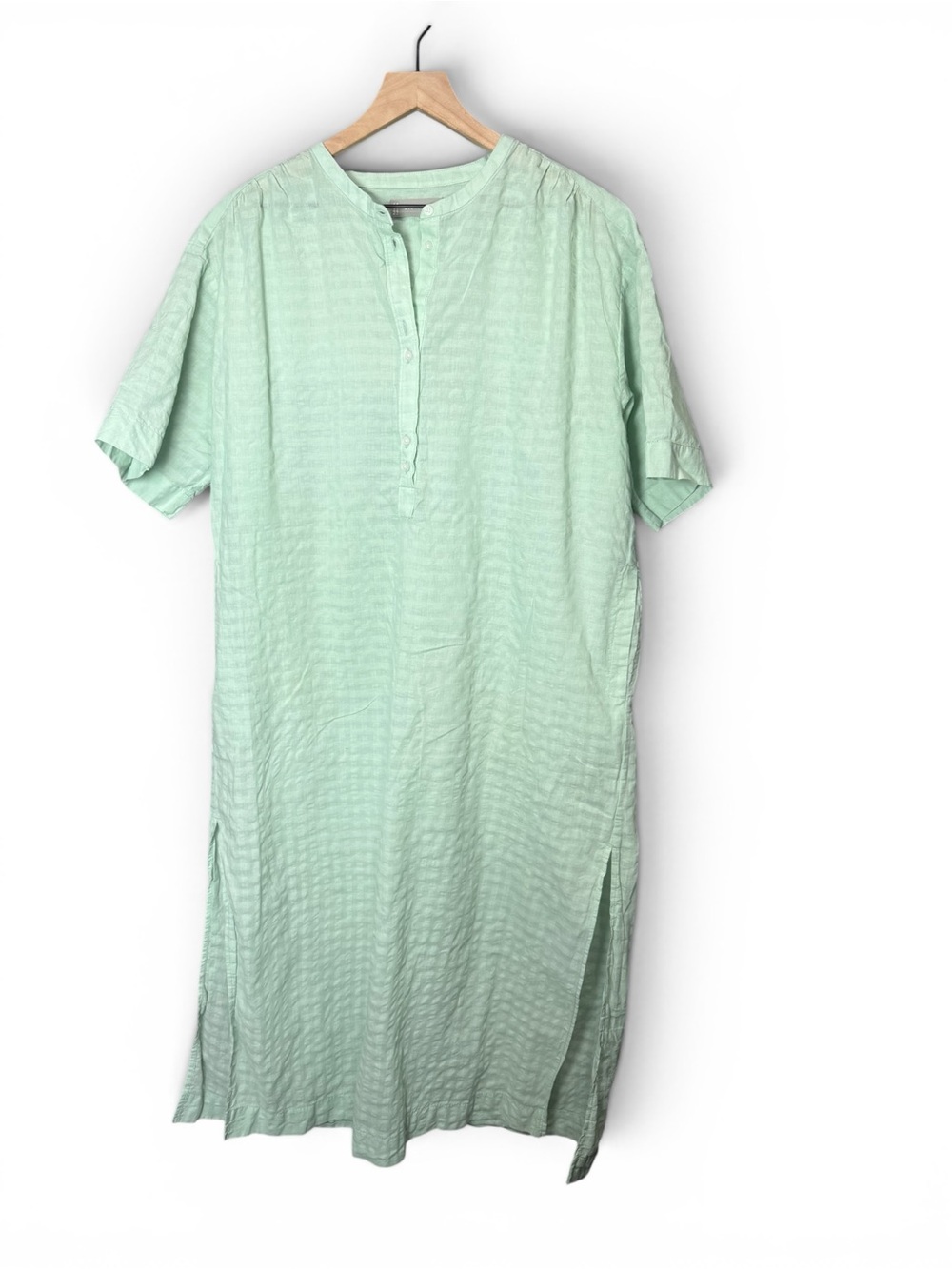 Everlane 100% Cottonβ light green/mint caftan size large